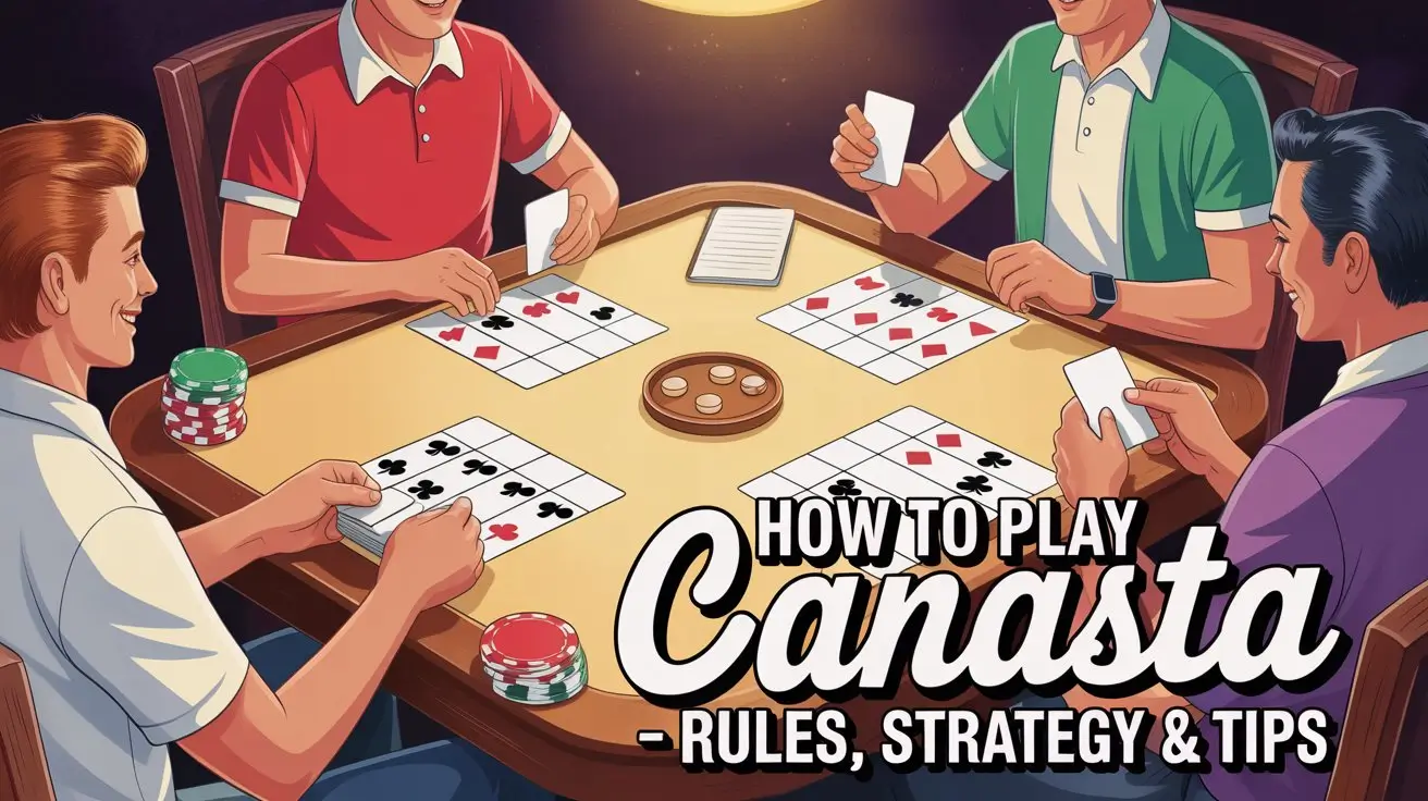 How To Play Canasta Complete Guide With Rules Strategy Tips A Colorful And Engaging Of HXqDQ4A