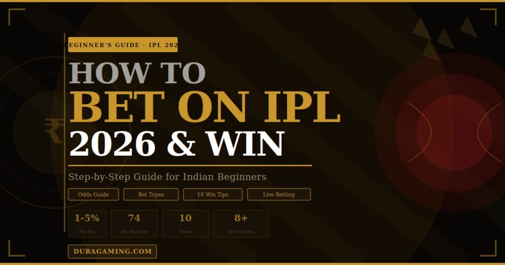 How to Bet on IPL 2026 and Win - DuraGaming