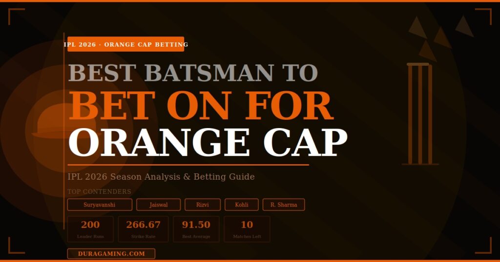 IPL 2026 Best Batsman to Bet On for Orange Cap