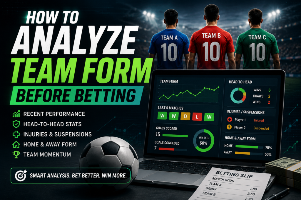How to Analyze Team Form Before Betting